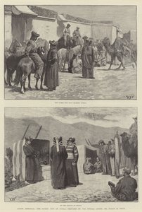Over Mongolië, de Heilige Stad Ourga door William Barnes Wollen
